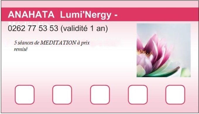 Carnet de méditation x 5