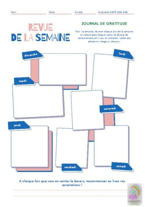 Journal de Gratitude OFFERT