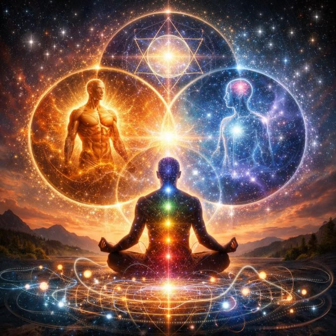 Trinité Sacrée Soin quantique 1H01 avec Fréquence